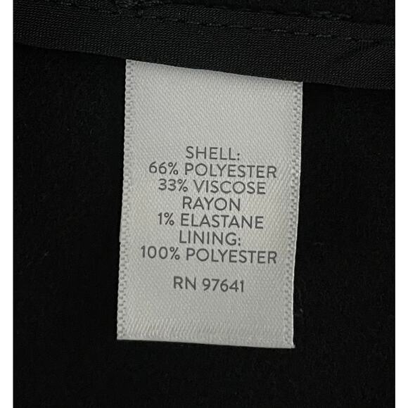 J.jill Soft-brushed Flounce-hem Jacket In Black Medium Minimalist Contemporary - Picture 7 of 8